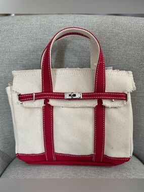Viral Birkin inspired Boat and tote style handbag